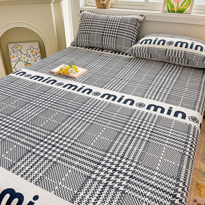 91家纺网 家纺一手货源 找家纺 （总）晓时候 2025新款老粗布凉席床笠凉席