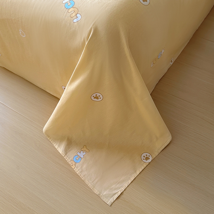 91家纺网 家纺一手货源 找家纺 浩诚 2025新款原创专版设计亲肤全棉纯棉印花四件套--有作品登记证书 工作萨摩耶