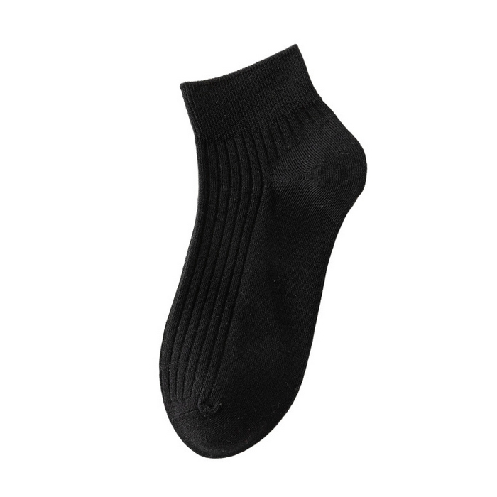 91家纺网 家纺一手货源 找家纺 【女士纯色抽条短袜】日式无印女纯色抽条短袜良品棉质休闲运动袜子防臭抑菌吸汗短筒袜