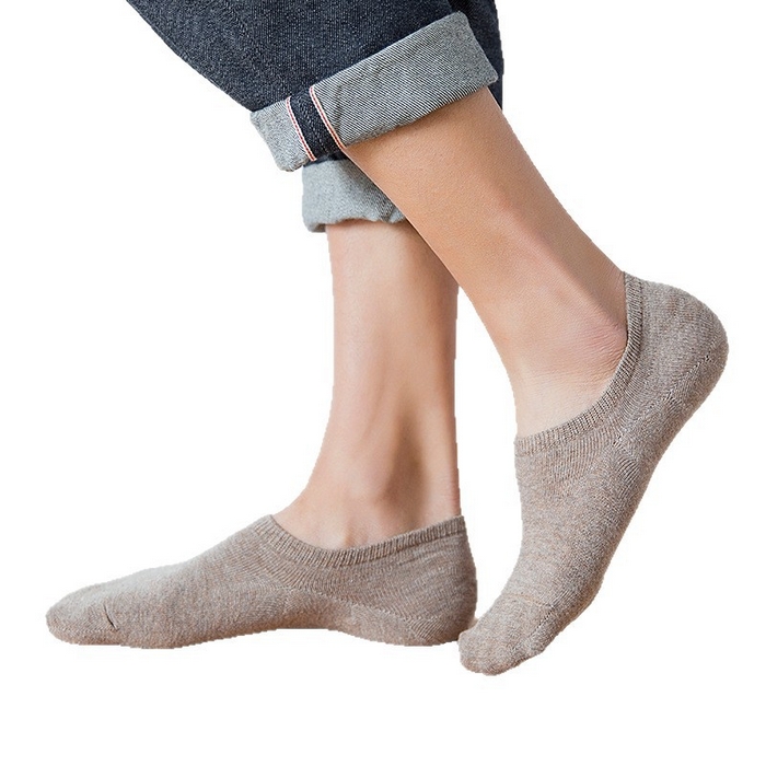 91家纺网 家纺一手货源 找家纺 良品汇馆 2025【男士无骨休闲船袜】日式无印男士船袜良品纯色透气棉防臭夏薄短袜隐形防滑不掉跟浅口 男无骨休闲船袜-黑色