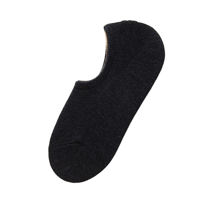 91家纺网 家纺一手货源 找家纺 【男士无骨休闲船袜】日式无印男士船袜良品纯色透气棉防臭夏薄短袜隐形防滑不掉跟浅口