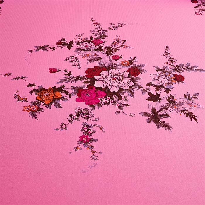 91家纺网 家纺一手货源 找家纺 居美良品 2025新款老式复古国民老上海老粗布床单单件单床单-系列三 粉色