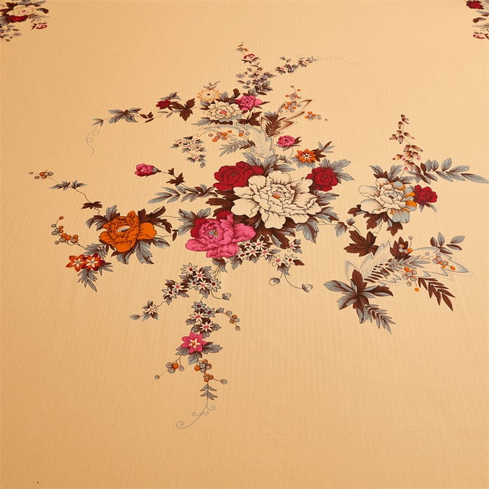 91家纺网 家纺一手货源 找家纺 居美良品 2025新款老式复古国民老上海老粗布床单单件单床单-系列三 米黄