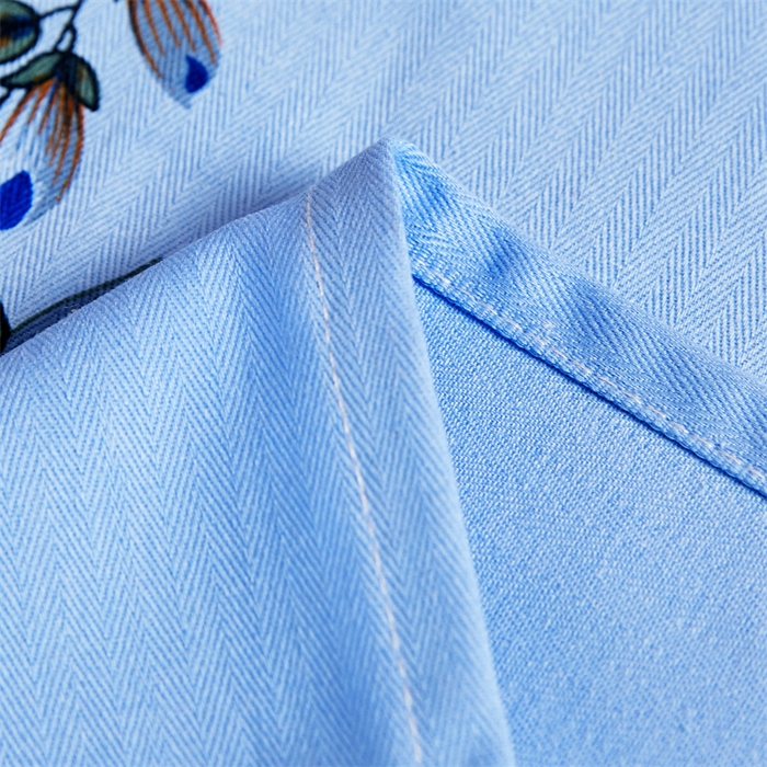 91家纺网 家纺一手货源 找家纺 居美良品 2025新款老式复古国民老上海老粗布床单单件单床单-系列三 蓝色