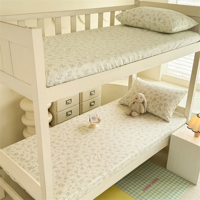 91家纺网 家纺一手货源 找家纺 （总）多品家纺 2025春夏新款超柔云感水洗棉单床笠 床笠单件-学生宿舍床