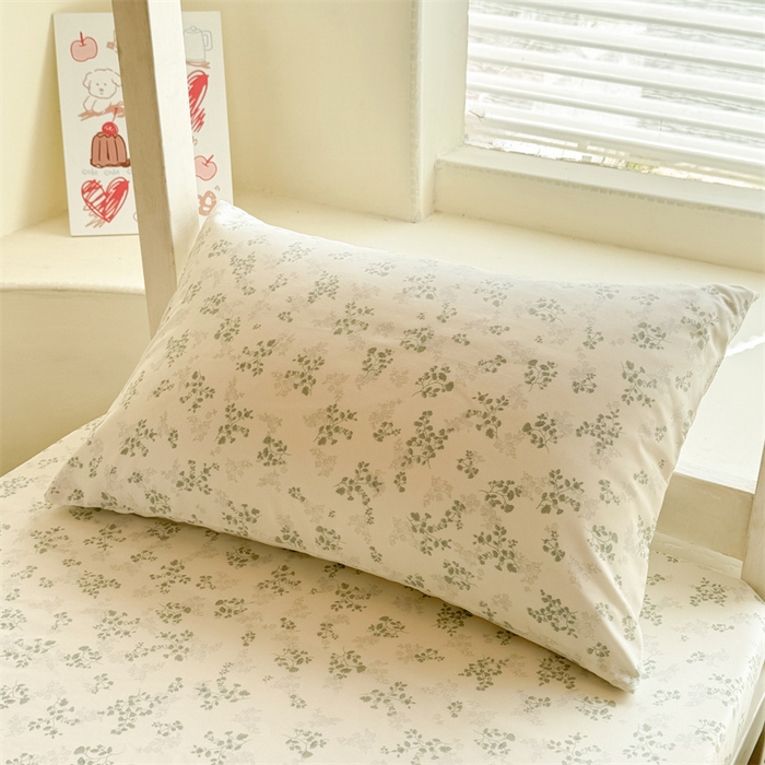 91家纺网 家纺一手货源 找家纺 （总）多品家纺 2025春夏新款超柔云感水洗棉单床笠 床笠单件-学生宿舍床