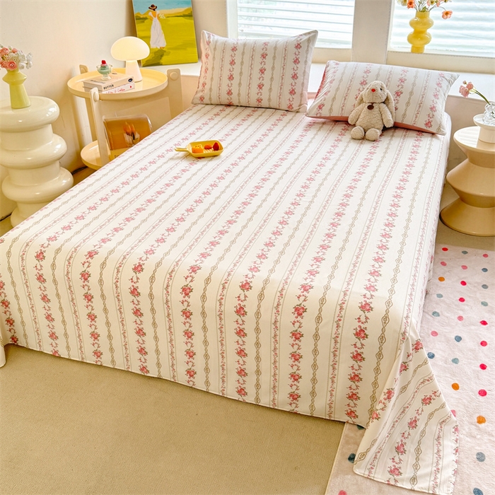 91家纺网 家纺一手货源 找家纺 （总）多品家纺 2025春夏新款超柔水洗棉单床单 床单单件