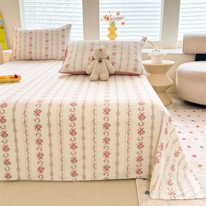 91家纺网 家纺一手货源 找家纺 （总）多品家纺 2025春夏新款超柔水洗棉单床单 床单单件