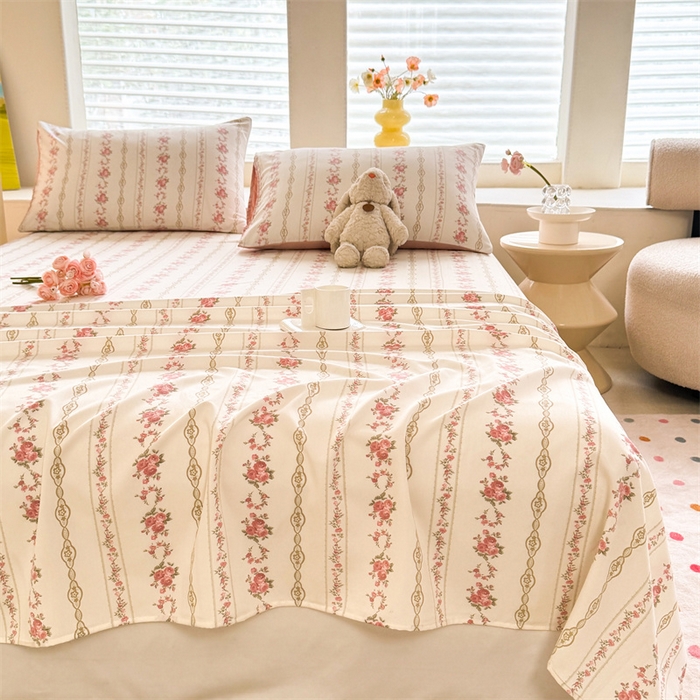 91家纺网 家纺一手货源 找家纺 （总）多品家纺 2025春夏新款超柔水洗棉单床单 床单单件