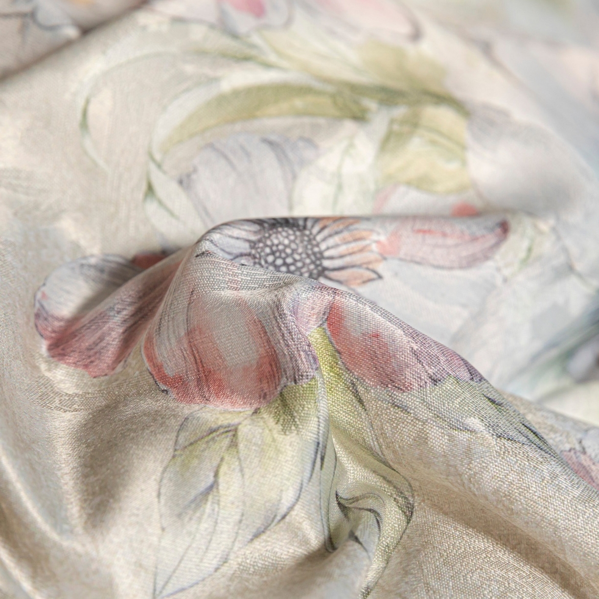 91家纺网 家纺一手货源 找家纺 莱欧纳家纺 2025新款轻奢提花印花四件套 云瑾