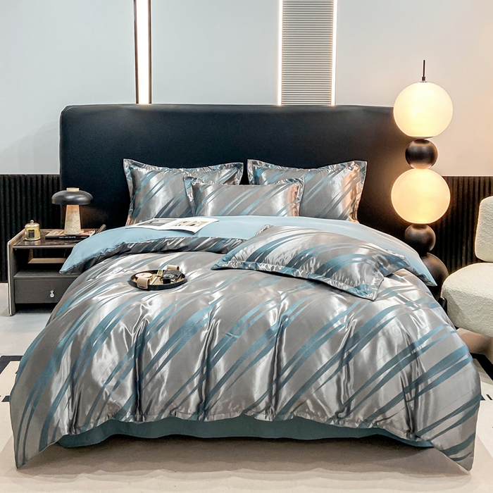 91家纺网 家纺一手货源 找家纺 （总）莱欧纳家纺 2025新款轻奢欧式提花四件套