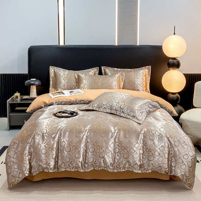 91家纺网 家纺一手货源 找家纺 （总）莱欧纳家纺 2025新款轻奢欧式提花四件套