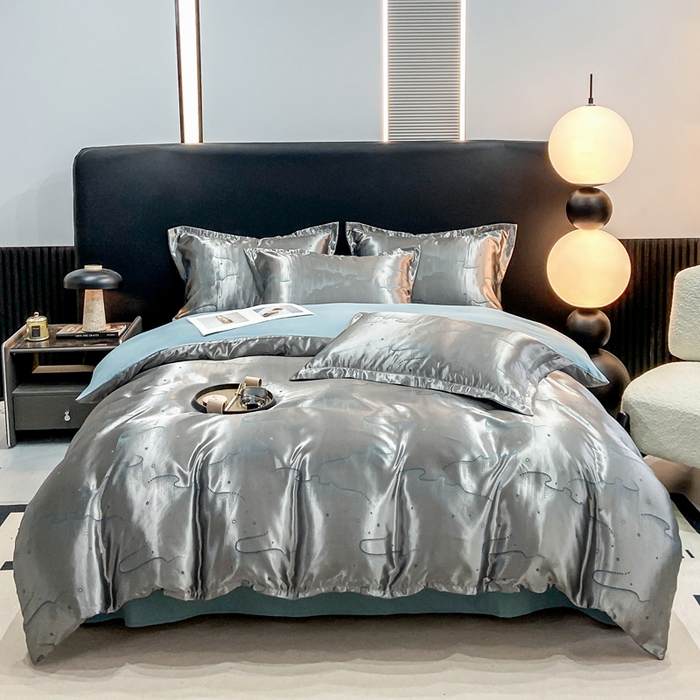 91家纺网 家纺一手货源 找家纺 （总）莱欧纳家纺 2025新款轻奢欧式提花四件套