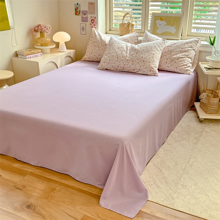 91家纺网 家纺一手货源 找家纺 多品家纺 2025春夏新款超柔云感水洗棉单被套 被套单件 春风觅影