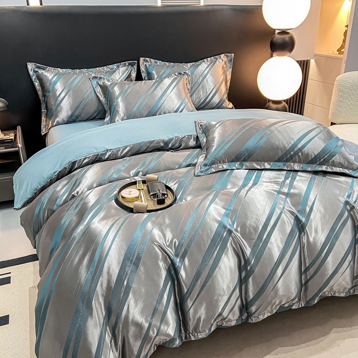 91家纺网 家纺一手货源 找家纺 （总）莱欧纳家纺 2025新款轻奢欧式提花四件套