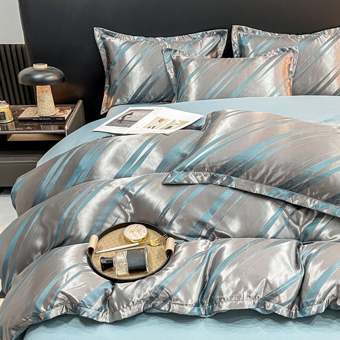 91家纺网 家纺一手货源 找家纺 （总）莱欧纳家纺 2025新款轻奢欧式提花四件套