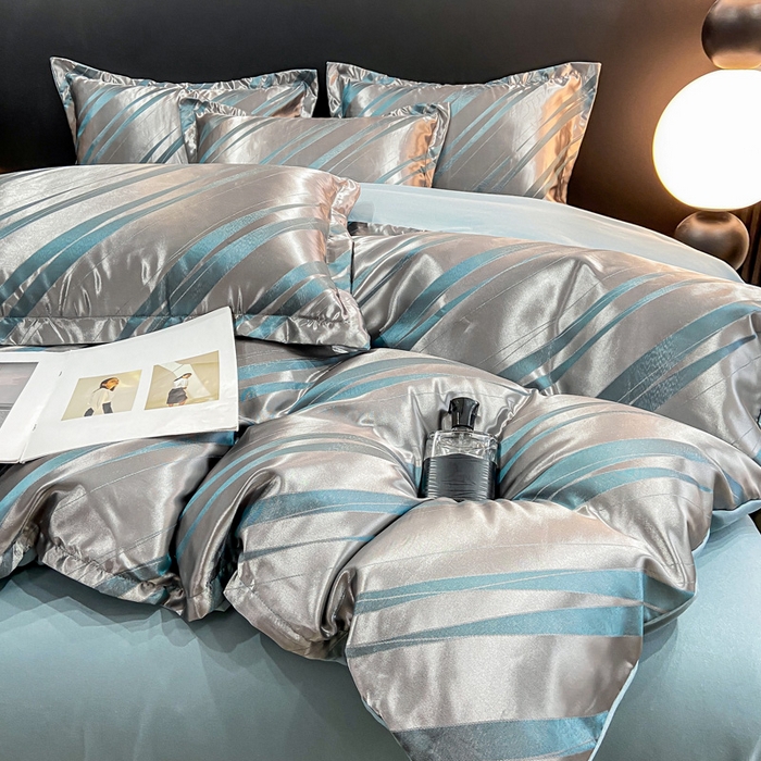 91家纺网 家纺一手货源 找家纺 （总）莱欧纳家纺 2025新款轻奢欧式提花四件套