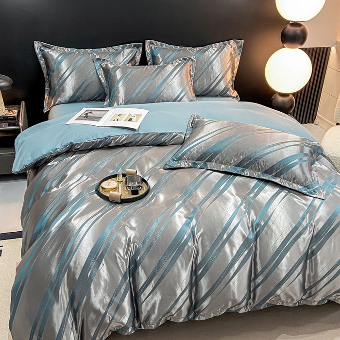 91家纺网 家纺一手货源 找家纺 （总）莱欧纳家纺 2025新款轻奢欧式提花四件套