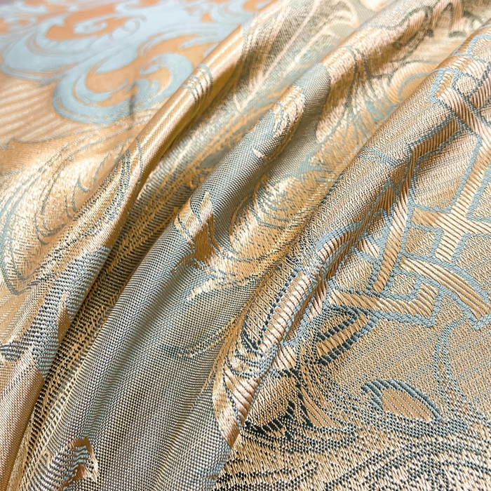 91家纺网 家纺一手货源 找家纺 莱欧纳家纺 2025新款轻奢欧式提花四件套 安德利亚-玫瑰金