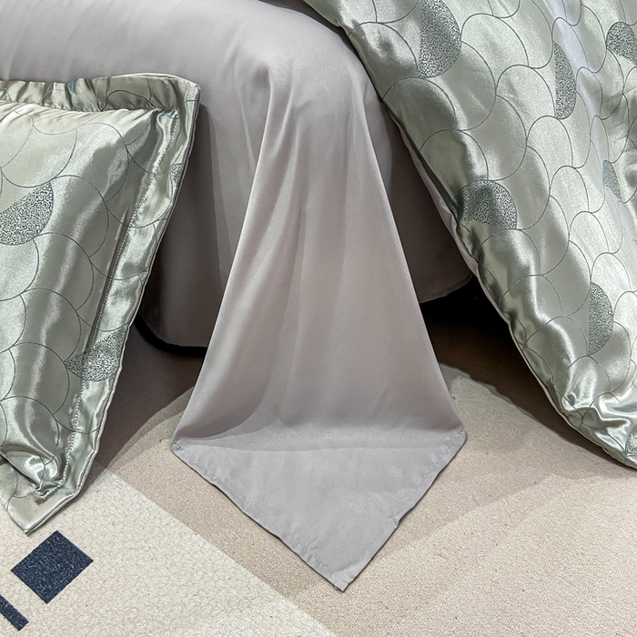 91家纺网 家纺一手货源 找家纺 莱欧纳家纺 2025新款轻奢欧式提花四件套 本初-灰