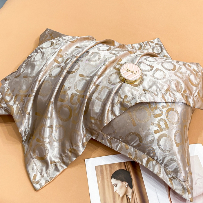 91家纺网 家纺一手货源 找家纺 莱欧纳家纺 2025新款轻奢欧式提花四件套 蒂法尼的清晨-咖