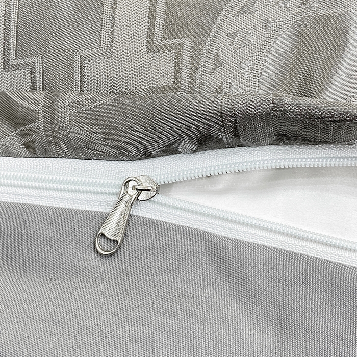 91家纺网 家纺一手货源 找家纺 莱欧纳家纺 2025新款轻奢欧式提花四件套 繁花-高级灰