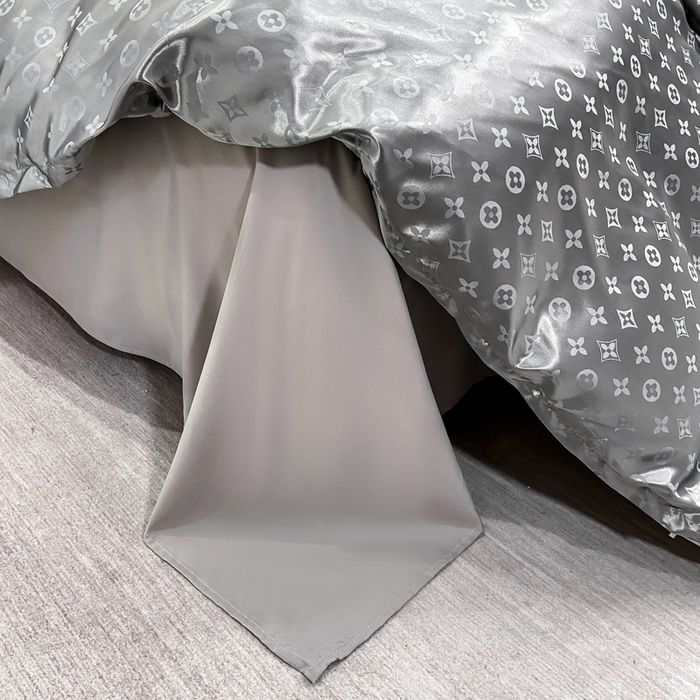 91家纺网 家纺一手货源 找家纺 莱欧纳家纺 2025新款轻奢欧式提花四件套 西雅图-经典灰