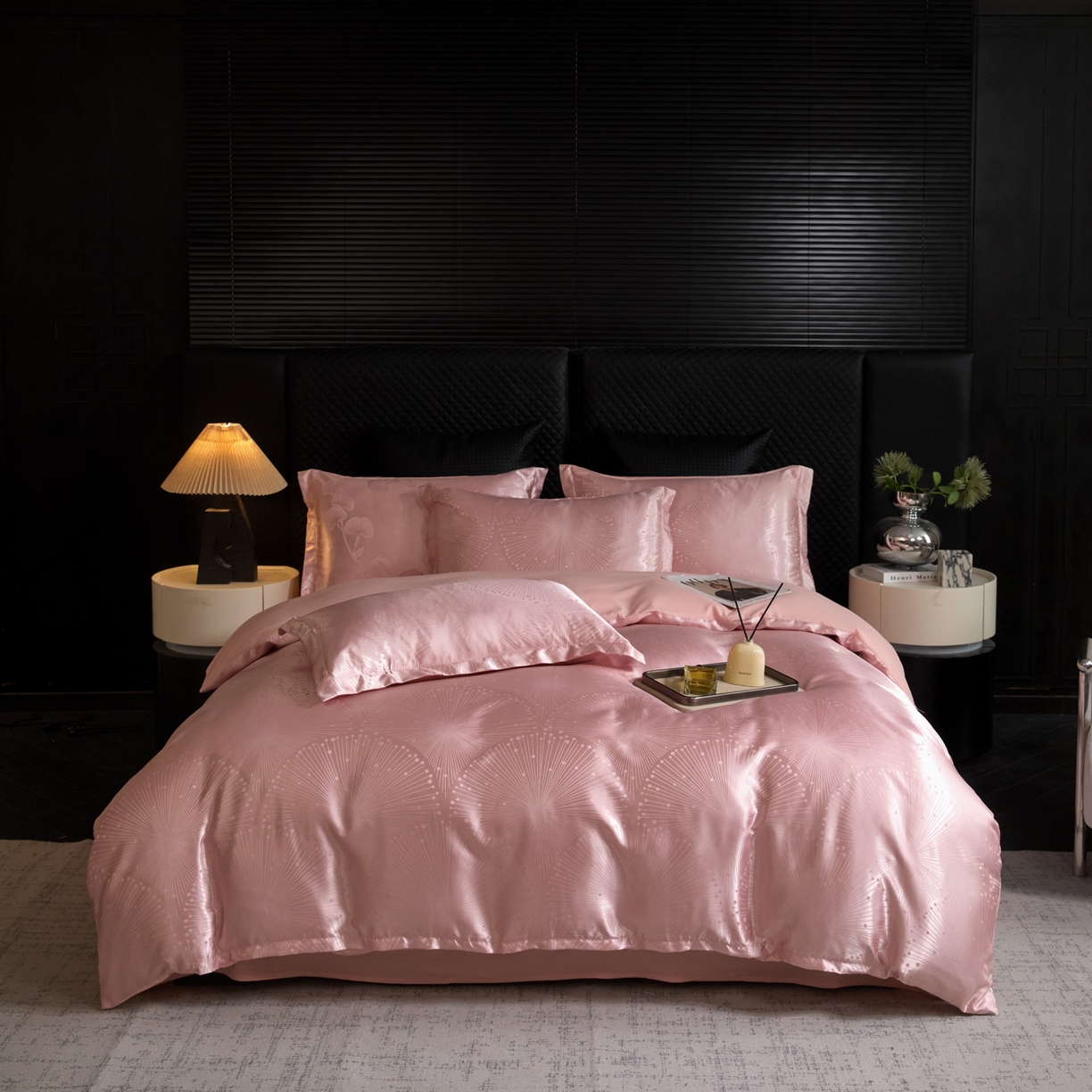 莱欧纳家纺 2025新款轻奢欧式提花四件套 星雨