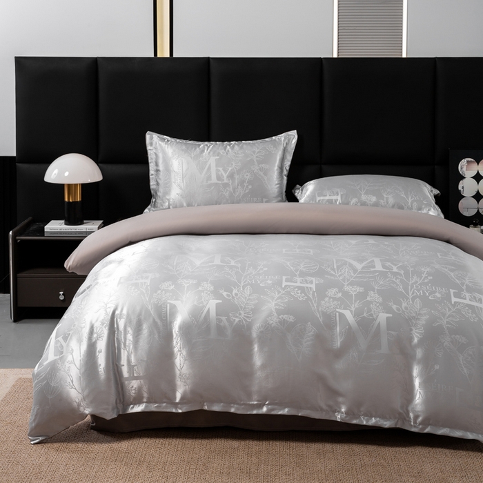 91家纺网 家纺一手货源 找家纺 莱欧纳家纺 2025新款轻奢欧式提花四件套 意林故事