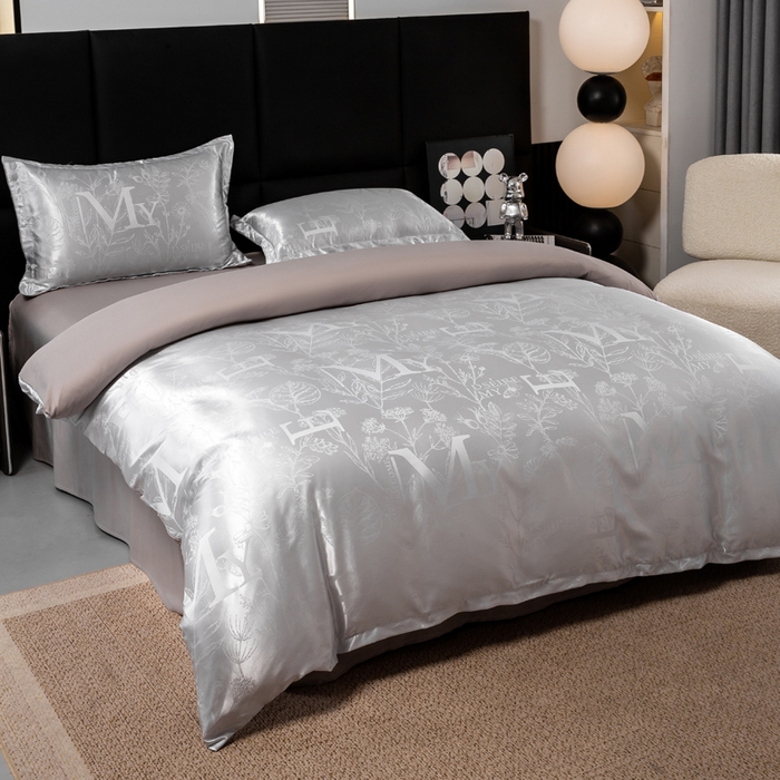 91家纺网 家纺一手货源 找家纺 莱欧纳家纺 2025新款轻奢欧式提花四件套 意林故事