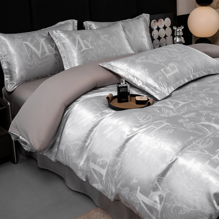 91家纺网 家纺一手货源 找家纺 莱欧纳家纺 2025新款轻奢欧式提花四件套 意林故事