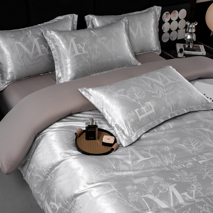 91家纺网 家纺一手货源 找家纺 莱欧纳家纺 2025新款轻奢欧式提花四件套 意林故事