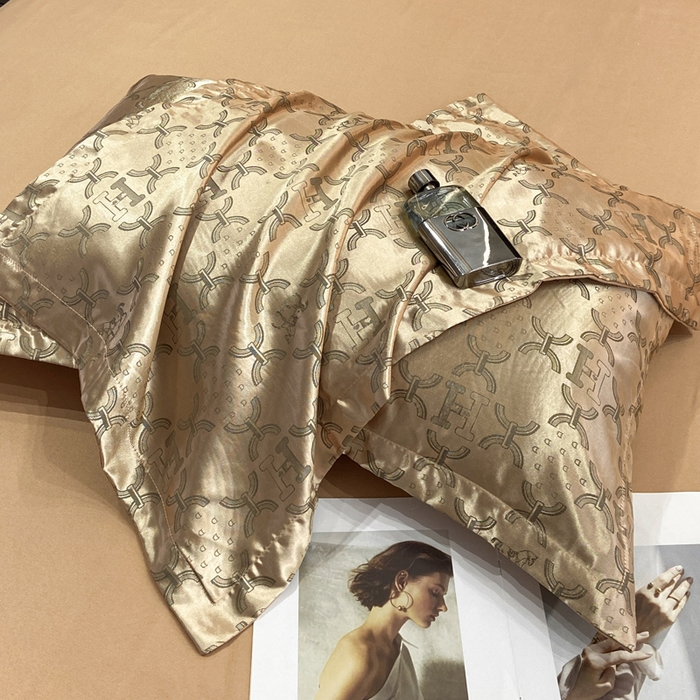 91家纺网 家纺一手货源 找家纺 莱欧纳家纺 2025新款轻奢欧式提花四件套 尊贵乐章