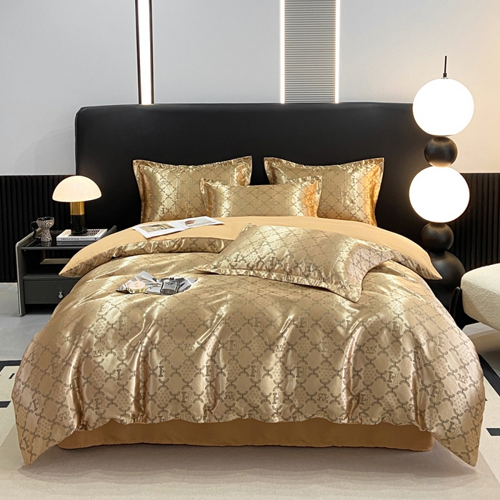 莱欧纳家纺 2025新款轻奢欧式提花四件套 尊贵乐章