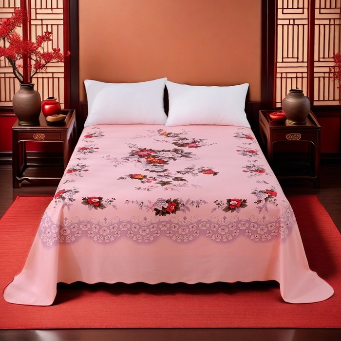 91家纺网 家纺一手货源 找家纺 （总）居美良品 2025新款老式国民床单花边款