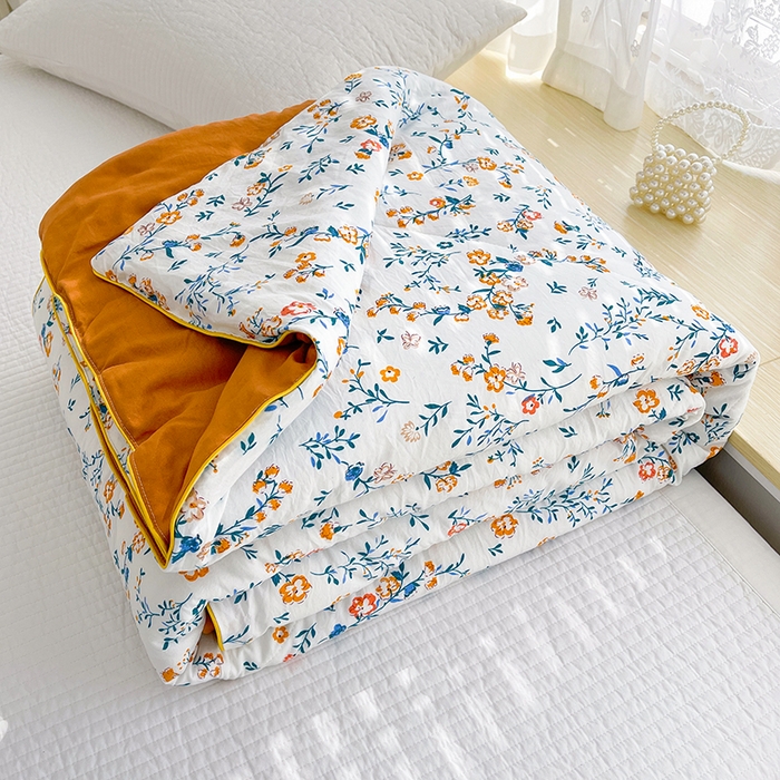 91家纺网 家纺一手货源 找家纺 （总）贝扬思 2025新款水洗邹邹纱夏被