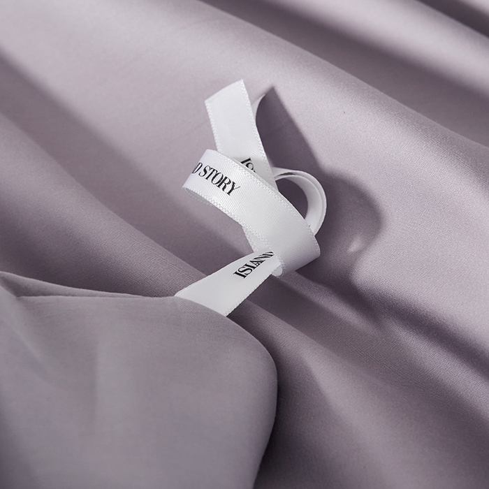 91家纺网 家纺一手货源 找家纺 轩和家居 2025新款LF80支超细旦天丝棉四件套 暮珀紫