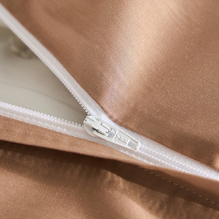 91家纺网 家纺一手货源 找家纺 轩和家居 2025新款LF80支超细旦天丝棉四件套 檀木棕