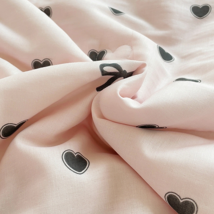 91家纺网 家纺一手货源 找家纺 集布 2025新款100%全棉双层纱花边款夏被夏凉被 甜心