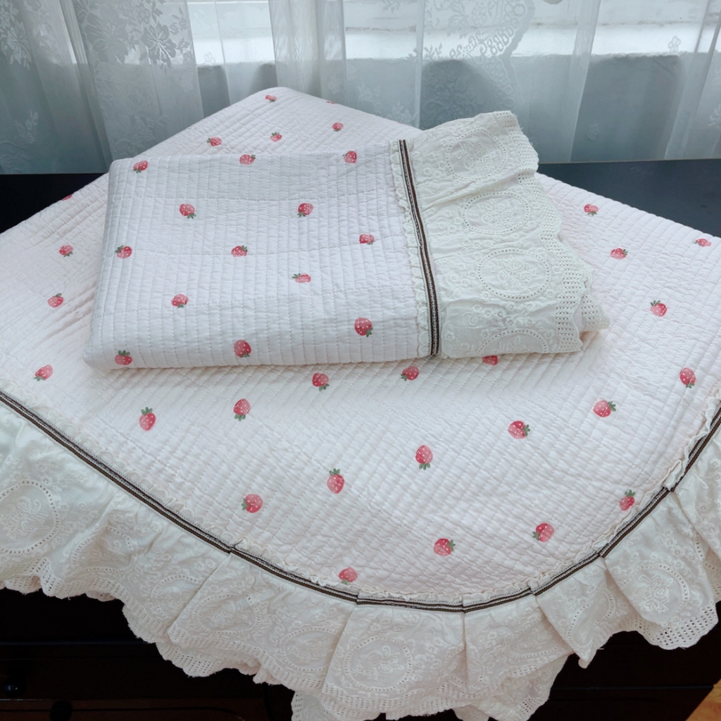 91家纺网 家纺一手货源 找家纺 （总）暖居 2025新款法式13370高密小碎花40支全棉纯棉床盖四件套