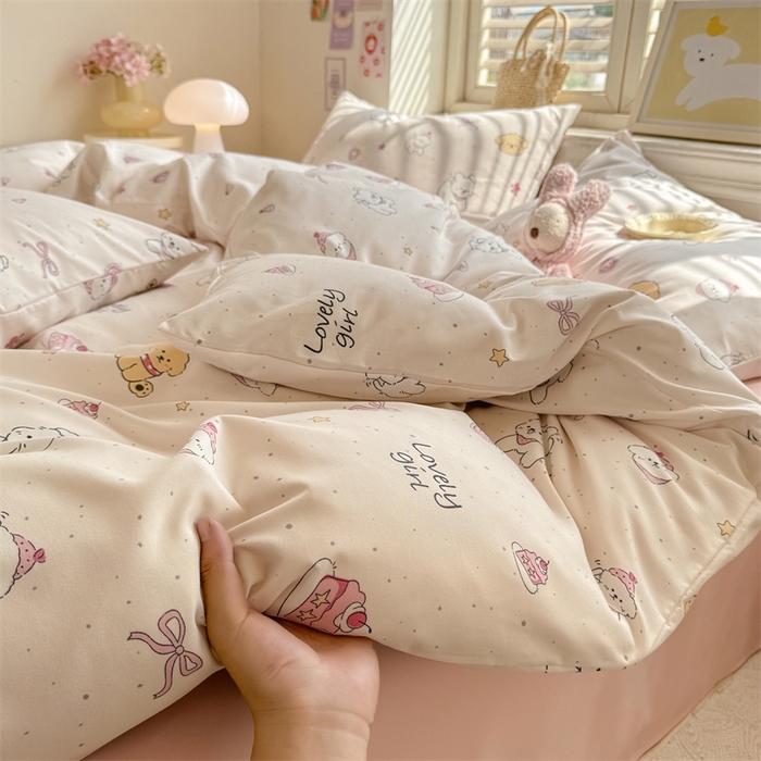 91家纺网 家纺一手货源 找家纺 （总）多品家纺 2025春夏新款超柔云感水洗棉单被套 被套单件