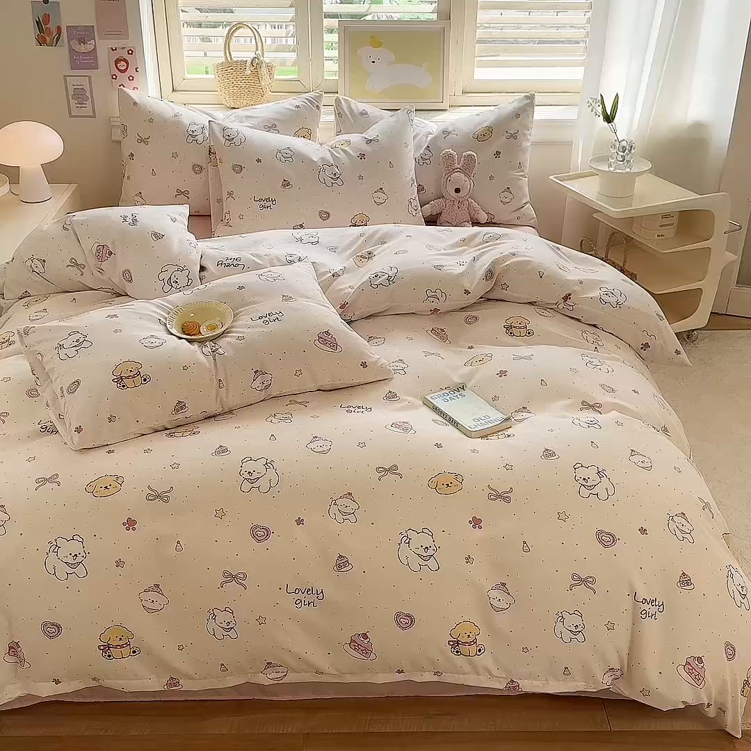 91家纺网 家纺一手货源 找家纺 （总）多品家纺 2025春夏新款超柔云感水洗棉单被套 被套单件