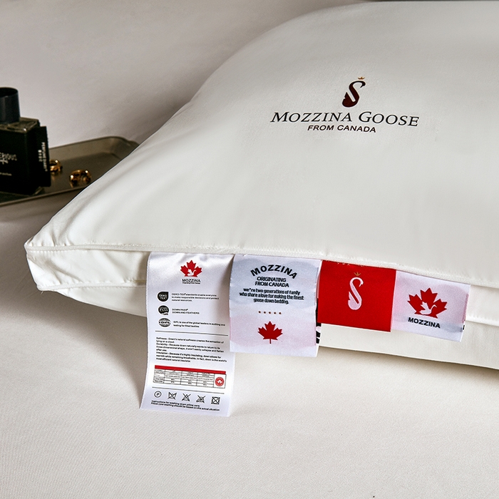 91家纺网 家纺一手货源 找家纺 （总）静若居羽绒被壳 2025新款高端抗菌可水洗鹅绒枕头护颈枕助睡眠家用酒店高端羽绒软枕