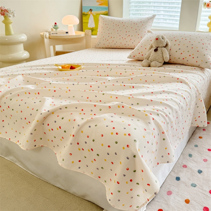 91家纺网 家纺一手货源 找家纺 （总）多品家纺 2025春夏新款超柔水洗棉单床单 床单单件