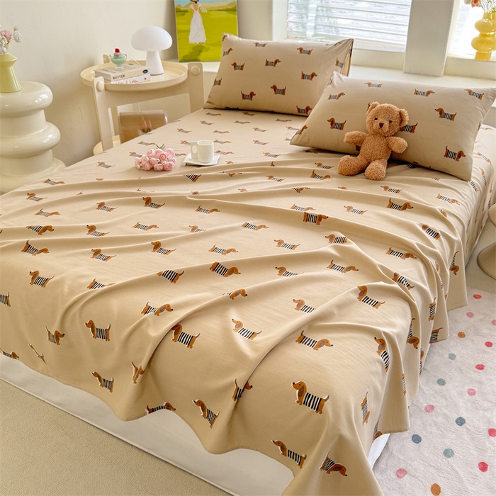 91家纺网 家纺一手货源 找家纺 （总）多品家纺 2025春夏新款超柔水洗棉单床单 床单单件