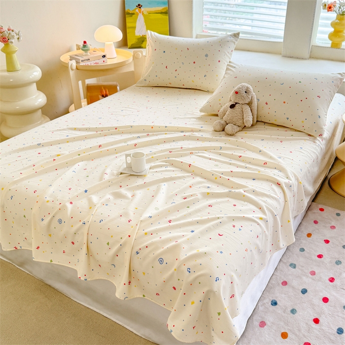 91家纺网 家纺一手货源 找家纺 （总）多品家纺 2025春夏新款超柔水洗棉单床单 床单单件