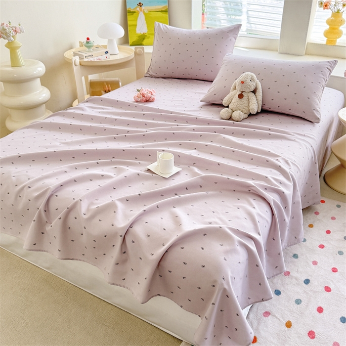 91家纺网 家纺一手货源 找家纺 （总）多品家纺 2025春夏新款超柔水洗棉单床单 床单单件