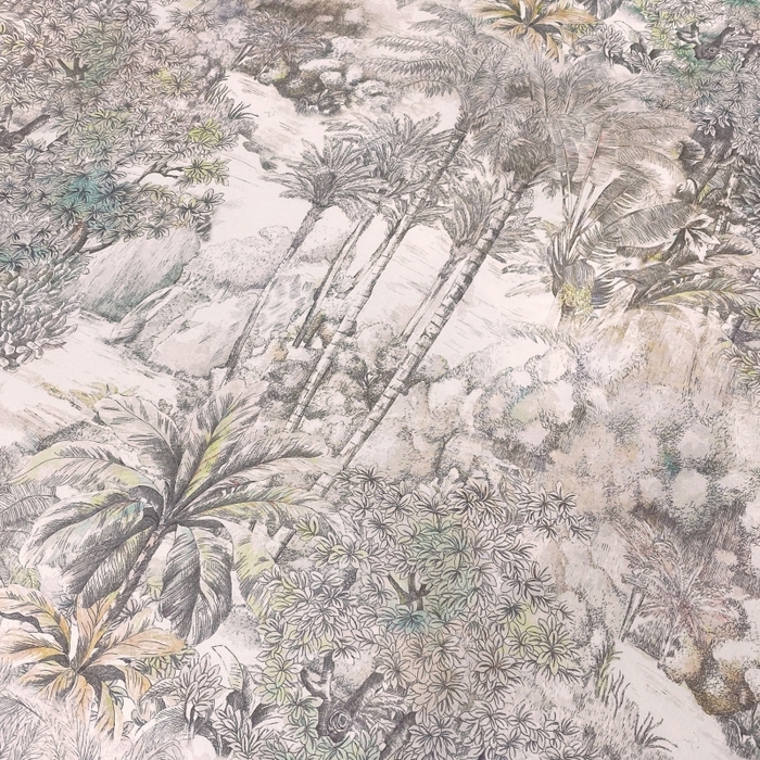 91家纺网 家纺一手货源 找家纺 大麦乐田 2025新款数码印花一字绣宽边四件套 梦境 灰咖