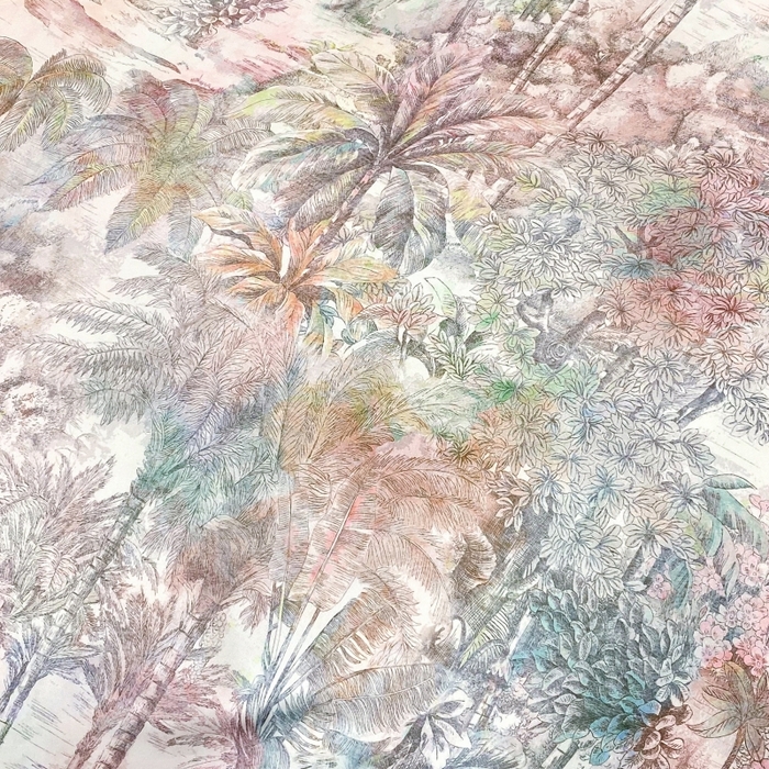 91家纺网 家纺一手货源 找家纺 大麦乐田 2025新款数码印花一字绣宽边四件套 梦境  粉