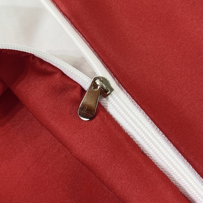 91家纺网 家纺一手货源 找家纺 大麦乐田 2025新款数码印花一字绣宽边四件套 寻觅 红